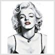 cross stitch pattern Marilyn