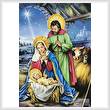 cross stitch pattern Nativity Scene