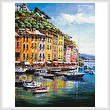 cross stitch pattern Portofino Vista
