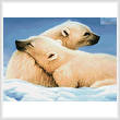 cross stitch pattern Polar Bears