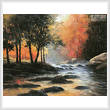 cross stitch pattern Rocks and Stream (Large)