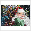 cross stitch pattern Santa's Toys