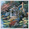 cross stitch pattern Secret Hideaway (Crop)