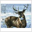 cross stitch pattern Whitetail Buck (Large)