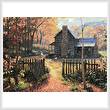 cross stitch pattern Welcome Fall