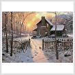 cross stitch pattern Welcome Winter