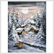 cross stitch pattern Winter Moonlight
