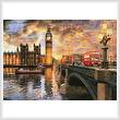 cross stitch pattern Westminster Sunset