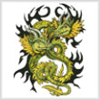 cross stitch pattern Artistic Dragons