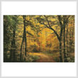 cross stitch pattern Autumn Forest