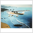 cross stitch pattern Cessna