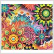 cross stitch pattern Colourful Abstract (Crop 2)