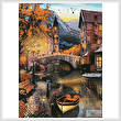 cross stitch pattern Canal Home (Crop)