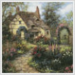 cross stitch pattern Cottage Garden (Crop)