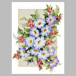 cross stitch pattern Floral Beauty