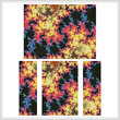 cross stitch pattern Fractal Abstract 2 (Crop)