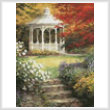 cross stitch pattern Garden Steps (Crop)