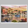 cross stitch pattern Harbour Sunset (Large)