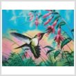 cross stitch pattern Hummingbird