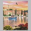 cross stitch pattern Harbour Sunset (Crop 1)