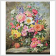 cross stitch pattern June Flowers in Radiance (Large)