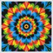 cross stitch pattern Kaleidoscope 1 (Crop)