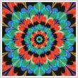 cross stitch pattern Kaleidoscope 5 (Crop)