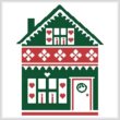 cross stitch pattern Little Christmas Cottage 2