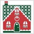 cross stitch pattern Little Christmas Cottage 3