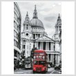 cross stitch pattern London Bus