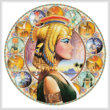 cross stitch pattern Nefertari Circle (Right)