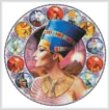 cross stitch pattern Nefertiti Circle (Left)