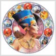 cross stitch pattern Nefertiti Circle (Right)