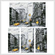 cross stitch pattern New York Abstract (Large)