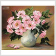 cross stitch pattern Pink Bouquet