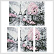 cross stitch pattern Paris Abstract