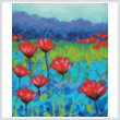 cross stitch pattern Poppy Study (Crop)