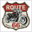 cross stitch pattern Route 66