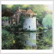 cross stitch pattern Scotney Castle Garden (Cushion)