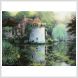 cross stitch pattern Scotney Castle Garden (Large)