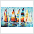 cross stitch pattern Sail Regatta