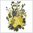 cross stitch pattern Spring Flowers Bouquet
