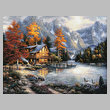 cross stitch pattern Space for Reflection (Large)