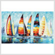 cross stitch pattern Sail Regatta (Large)