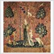 cross stitch pattern Touch (Lady and the Unicorn) Large