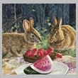 cross stitch pattern Sunny Bunnies (Crop 1)