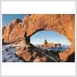 cross stitch pattern Turret Arch (Crop)