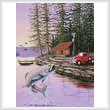 cross stitch pattern Trout Lake
