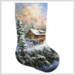 cross stitch pattern Winter Majesty Stocking (Right)