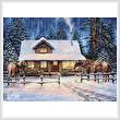 cross stitch pattern Winter's Oasis